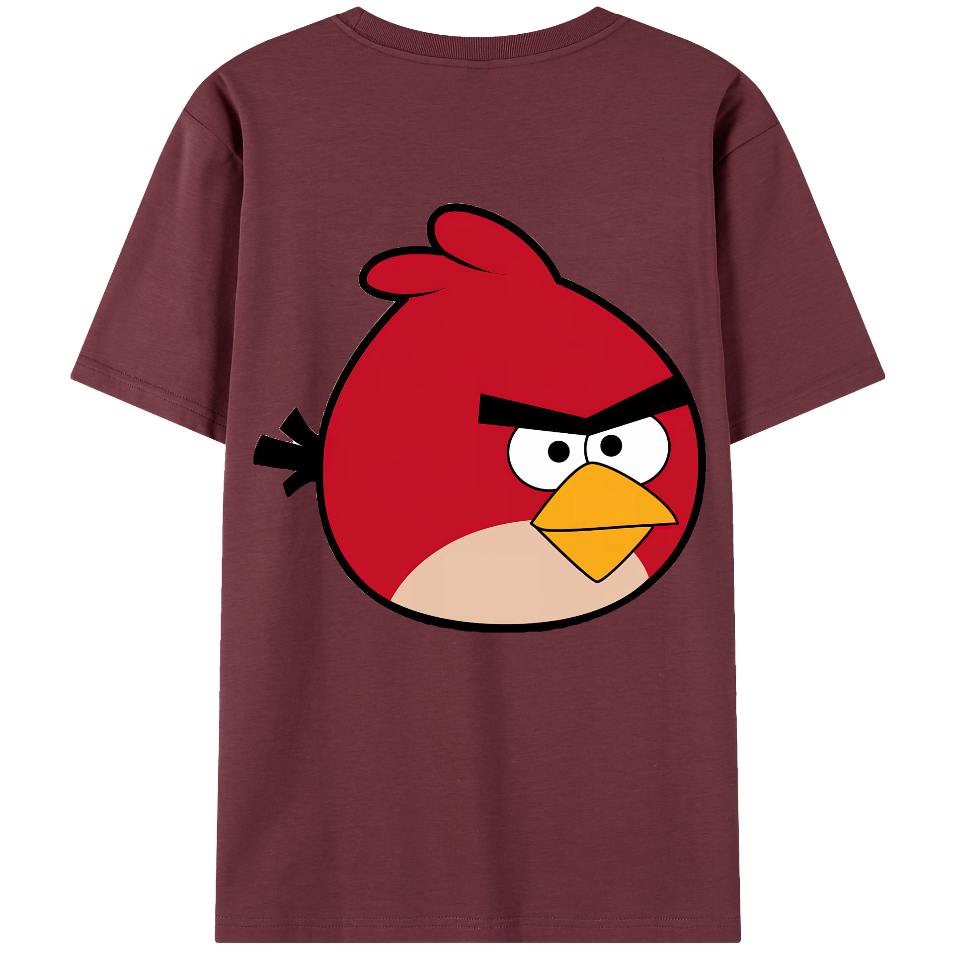 （画像用） Angry Birds アングリーバード 綿100％半袖Tシャツ（背面プリント）